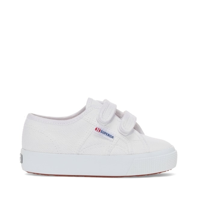 Superga 2730 Tênis Infantil Com Tiras - Branco