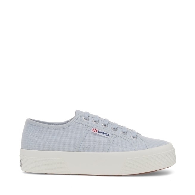 Superga 2740 Plataforma Cinza Lilla