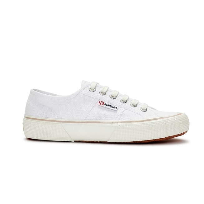 Superga 2490 Negrito Branco-rosa Pele