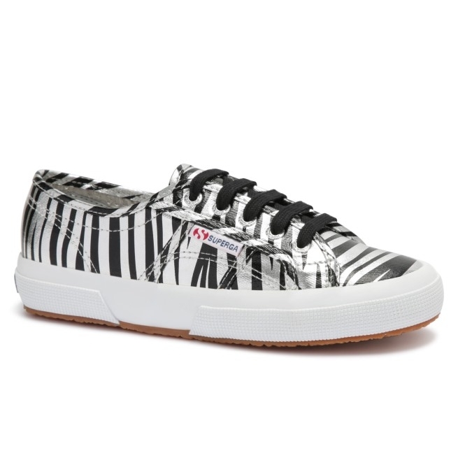 Superga 2750 - Zebra Prata Cinza Fancotmetmatw