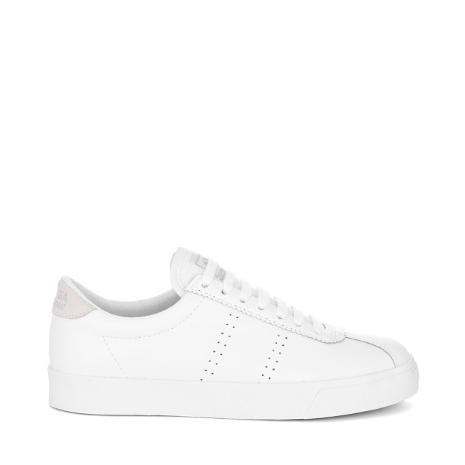 Superga 2843 Club S Comfort Couro Totalmente Branco