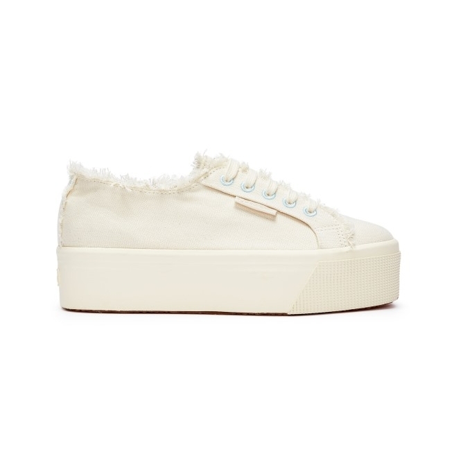Superga 2790 Cotufringes Aje Natural Bege-gelo Azul