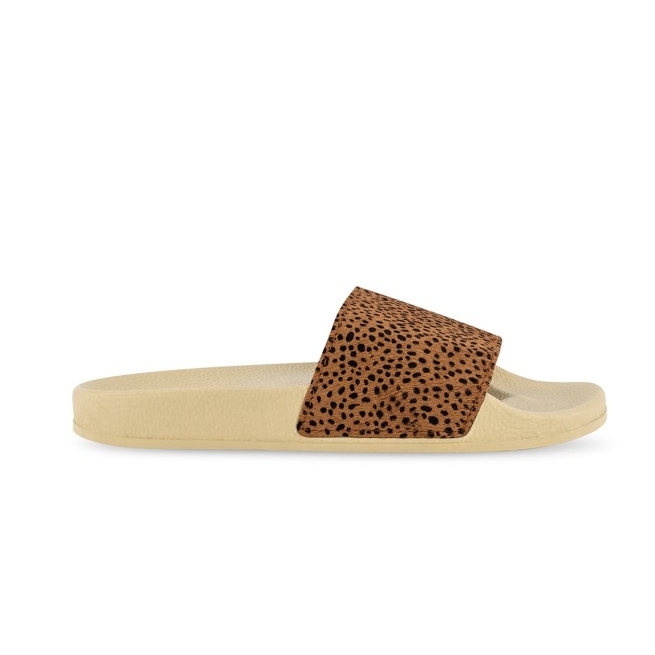 Superga 1908 Estampado Pelo De Bezerro Bege Claro Dálmata