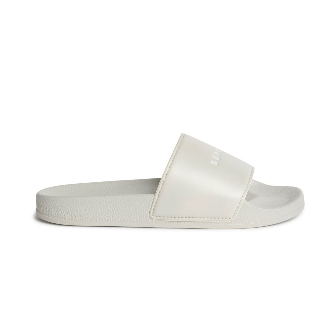 Superga 1908 Slides Polysoft Cinza Areia