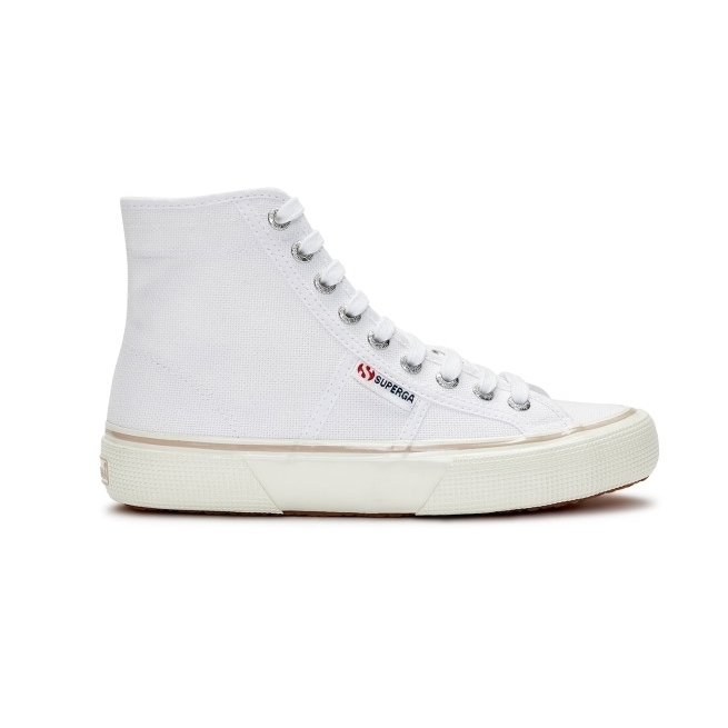 Superga 2494 Negrito Branco-rosa Pele