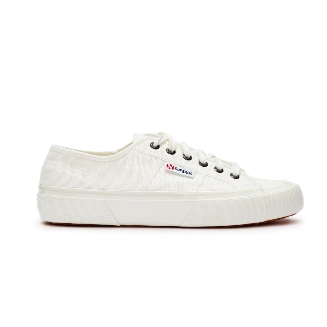 Superga 2490 Gesso Negrito Branco-bege