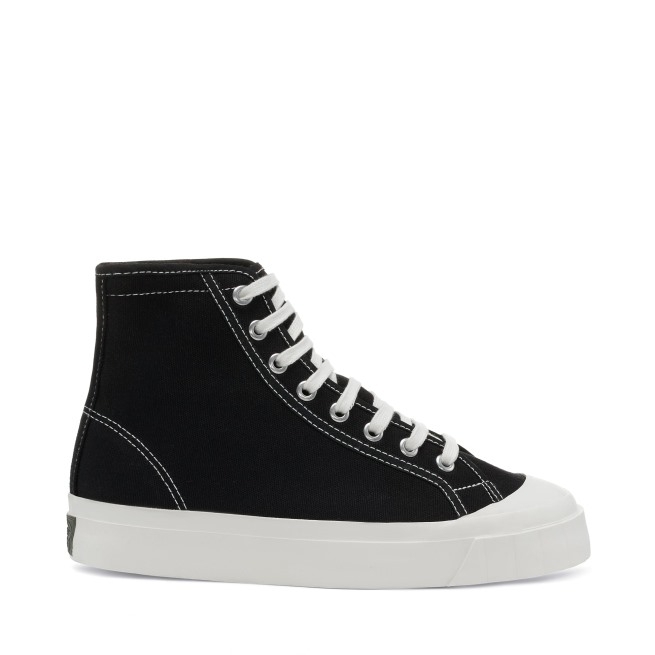 Cesto Superga 3192 Campionato Preto E Branco