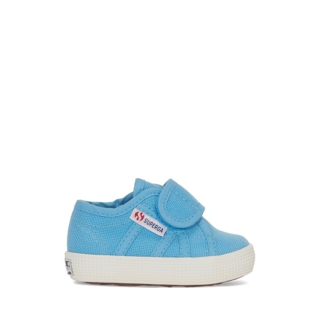 Alças Superga 2750 Baby Easylite Azul Lt Dusty F