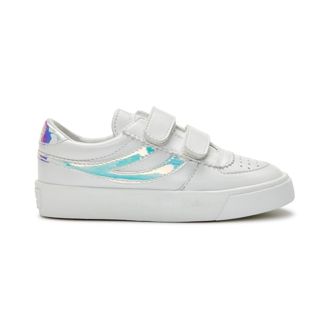 Superga 2846 Kids Seattle Straps Opale White Opalescent