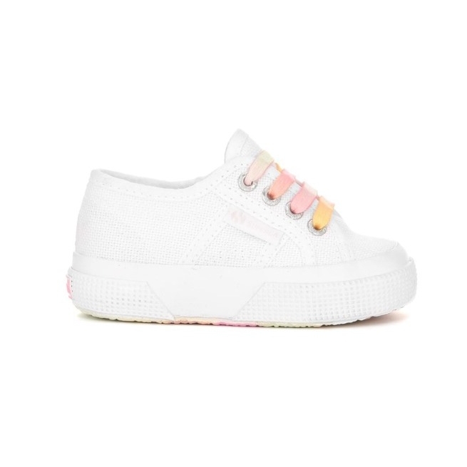 Superga 2750 Kids Shaded Lace White-candy Multicolor