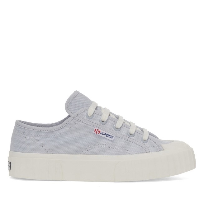 Superga 2630 Cotu Grey Lilla - F Avorio