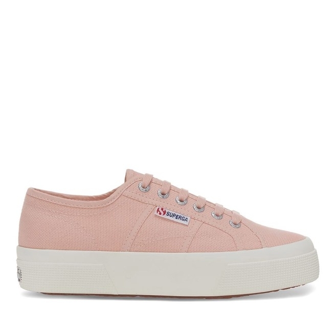 Superga 2740 Plataforma Rosa Blush-f Avorio