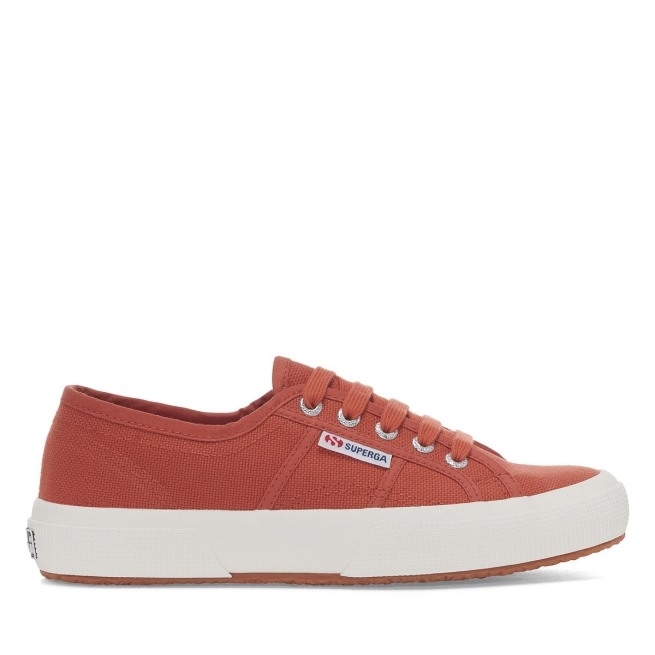 Superga 2750 Cotu Classic Castanho Avermelhado-f Avorio