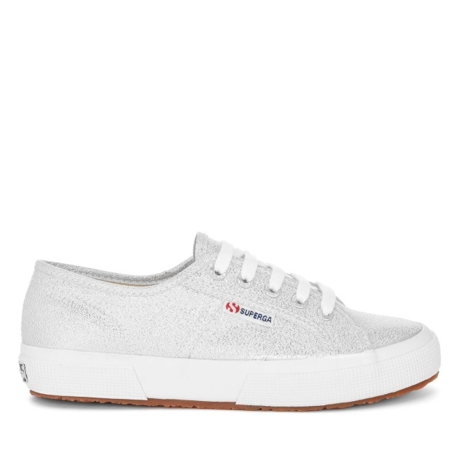 Superga 2750 Lame Cinza Prateado