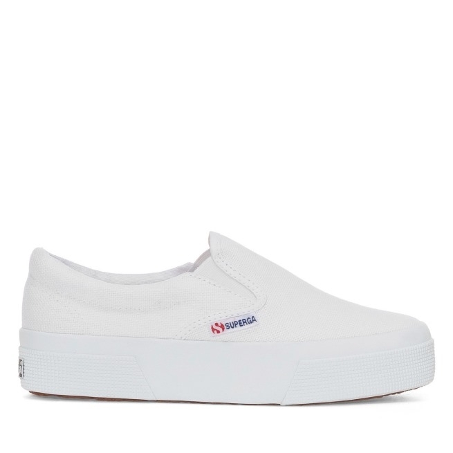 Deslizamento Plataforma Superga 2740 Em Branco