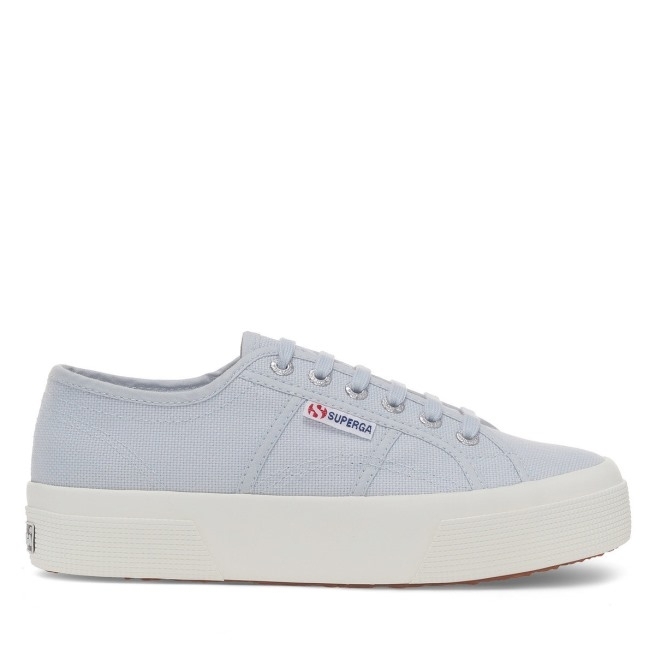 Superga 2740 Plataforma Cinza Lilla-f Avorio