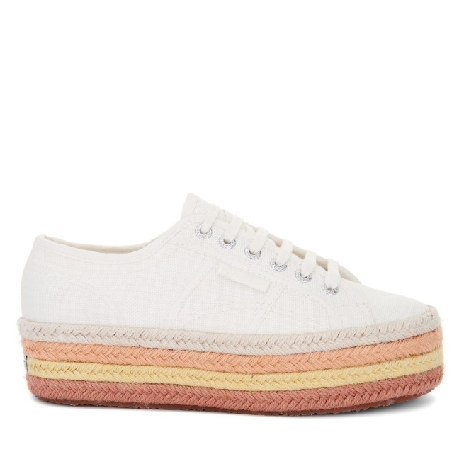 Superga 2790 Corda Multicor Branca Avorio-bgesso-oapricot-b