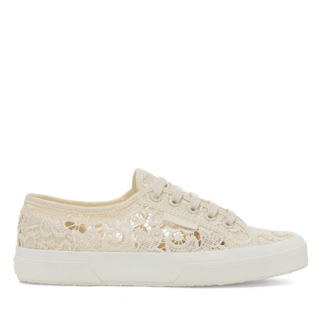 Superga 2750 Macrame Bege Lt Eggshell-f Avorio