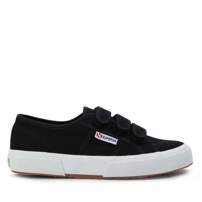 Superga 2750 Cotstrap Preto-f Branco