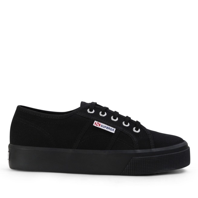 Superga 2730 Mid Platform Full Black