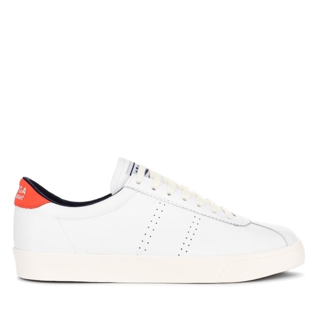Superga 2843 Superga Sport Club S Laranja Tomate Azul Marinho