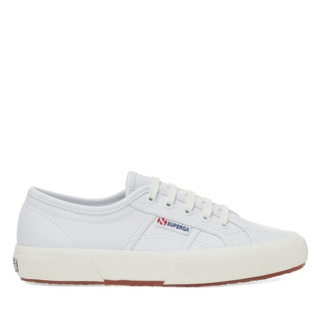 Superga 2750 Couro Vegan Branco-branco Avorio