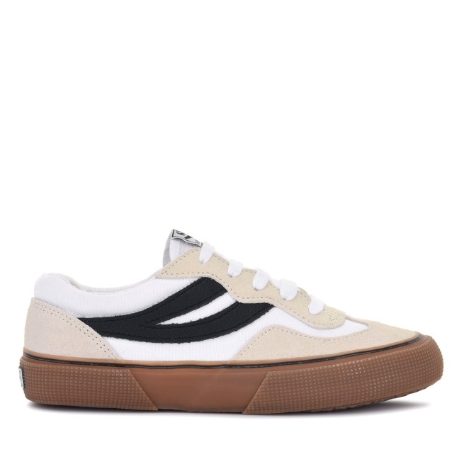 Superga 2941 Revólver Bicolor Andorinha Branco-preto-d