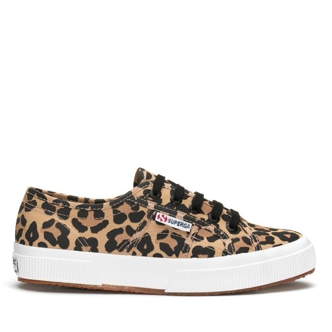 Superga 2750 Estampa De Leopardo Grande Clássico Leopardo