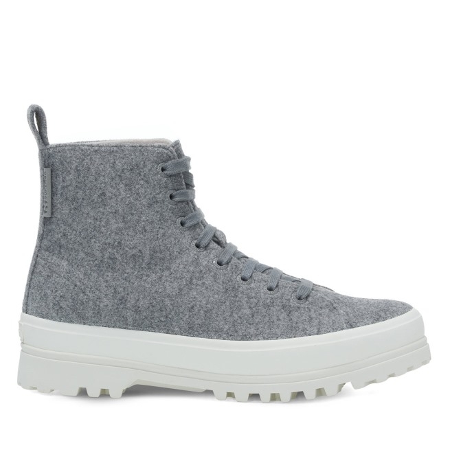 Superga 2644 Alpina Feltro Cinza-f Avorio