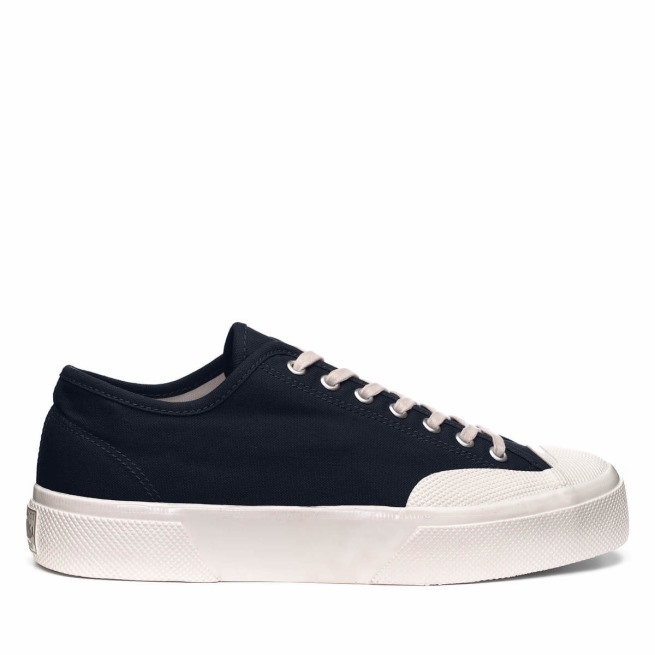 Superga 2432 W C1150 Ourela Pato Azul Marinho Off White