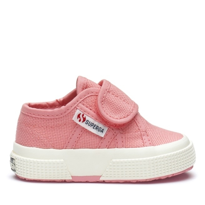 Superga 2750 Bstrap Rosa Bebê - F Avorio