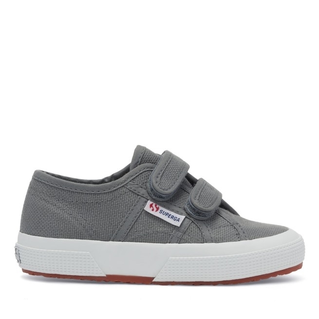 Superga 2750 Jstrap Classic Kids Grey Sage