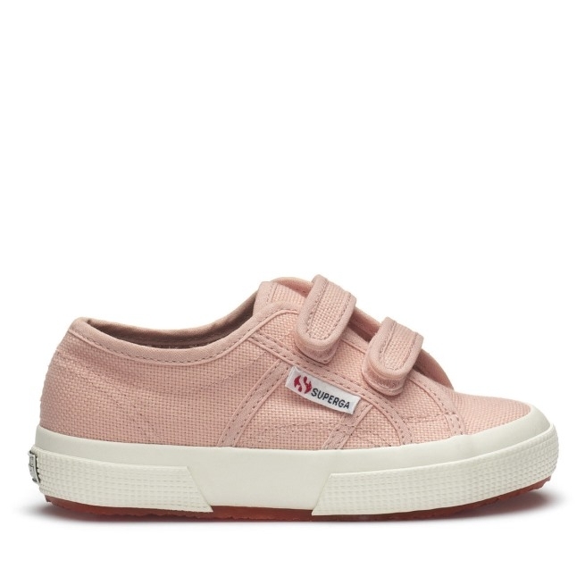 Blush Superga 2750 Jstrap Classic Kids Pink - F Avorio