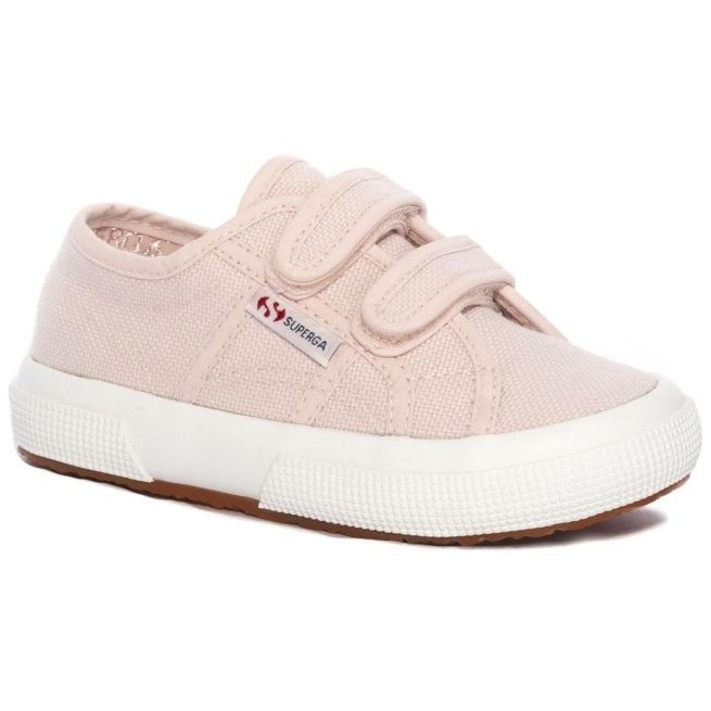 Superga 2750 Jstrap Clássico Infantil Rosa Lilás Claro