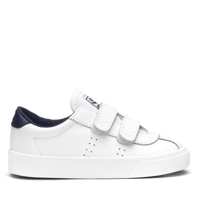 Superga 2843 Superga Sport Club S Kids Branco - Marinho