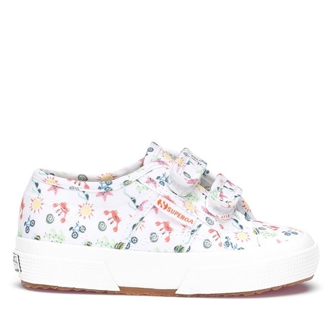 Superga 2750 Fantasia Covj Branco Multicor Seastar