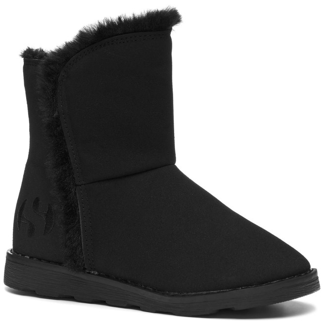 Camurça Sintética Superga 4033 Kids Preto Total